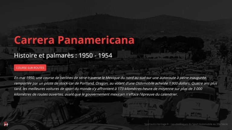 Carrera Panamericana (1950-1954)