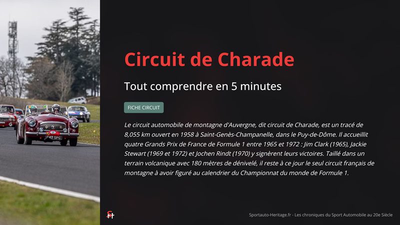 Fiche - Circuit de Charade, ou de montagne d'Auvergne
