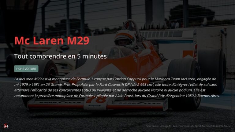 McLaren M29 - 1979