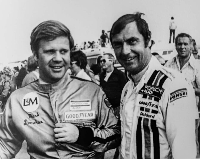 Mark Donohue et George Folmer - Crédit B. Cahier