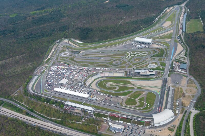 Photographie aérienne du Hockenheimring en 2023