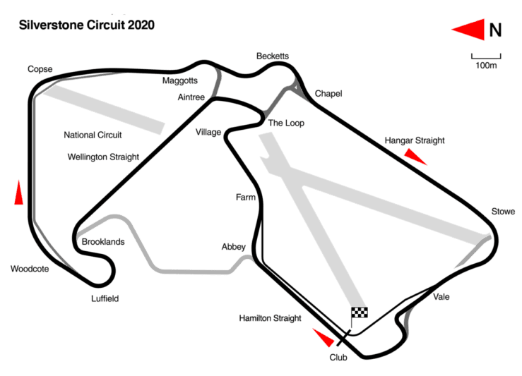 version mise à jour du circuit de Silverstone 2011