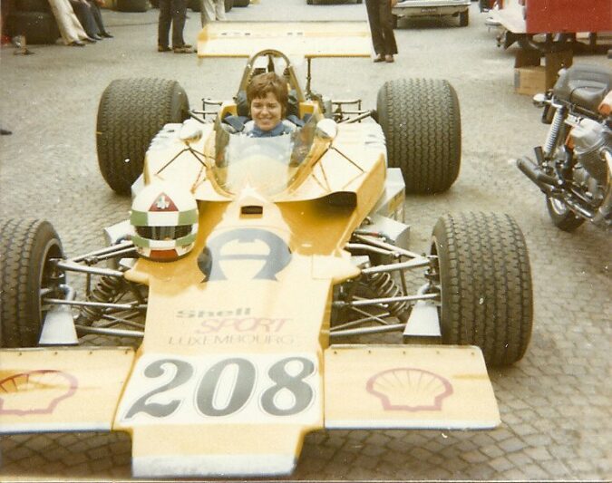 Lella Lombardi, Lola T330, Monza round of the 1974 Rothmans 5000 European Championship.